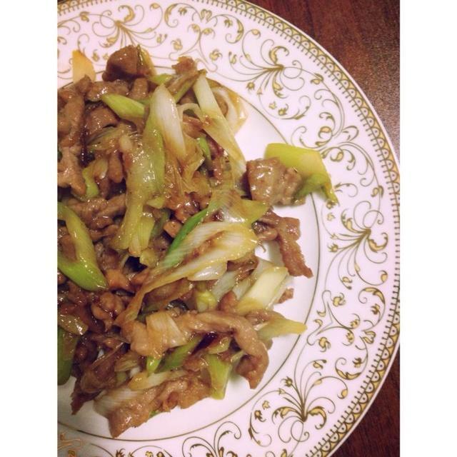 京葱炒肉丝