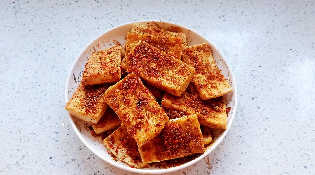 美味减脂餐：香煎孜然豆腐