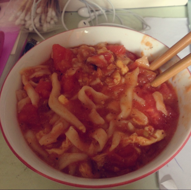西红柿鸡蛋面