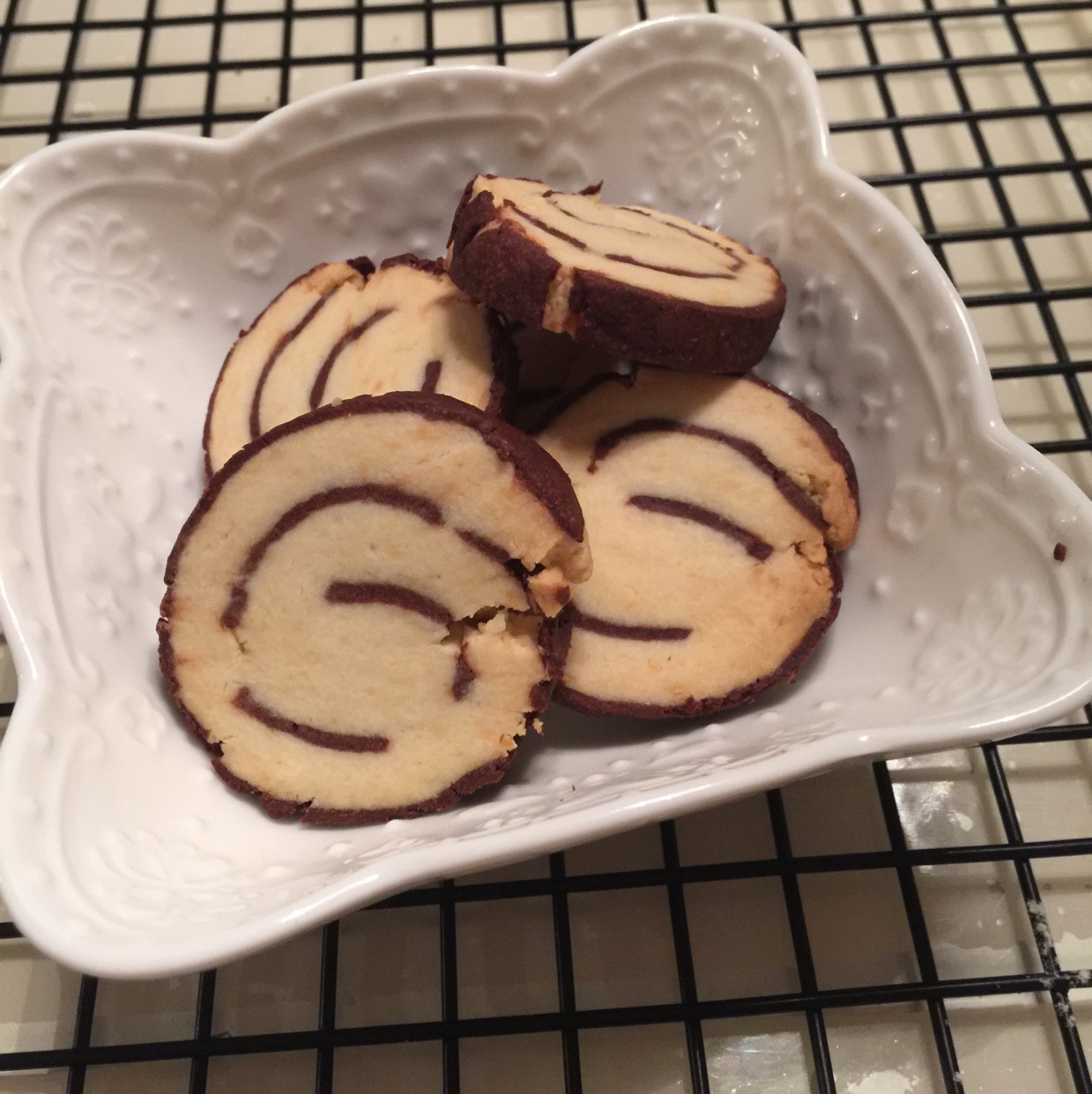 黑纹奶酪饼干