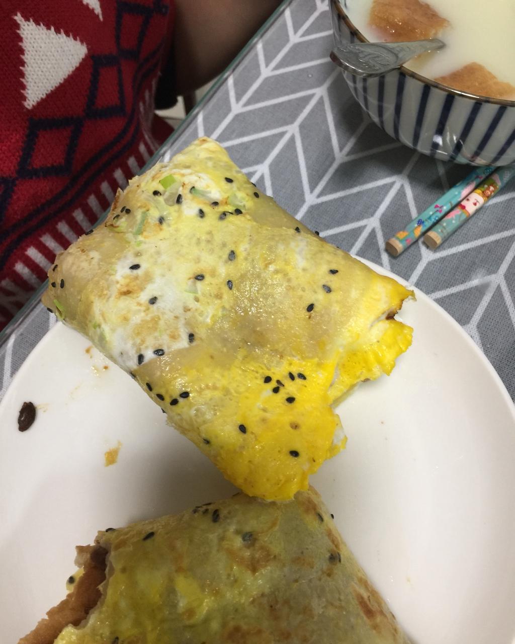 绿豆面煎饼果子