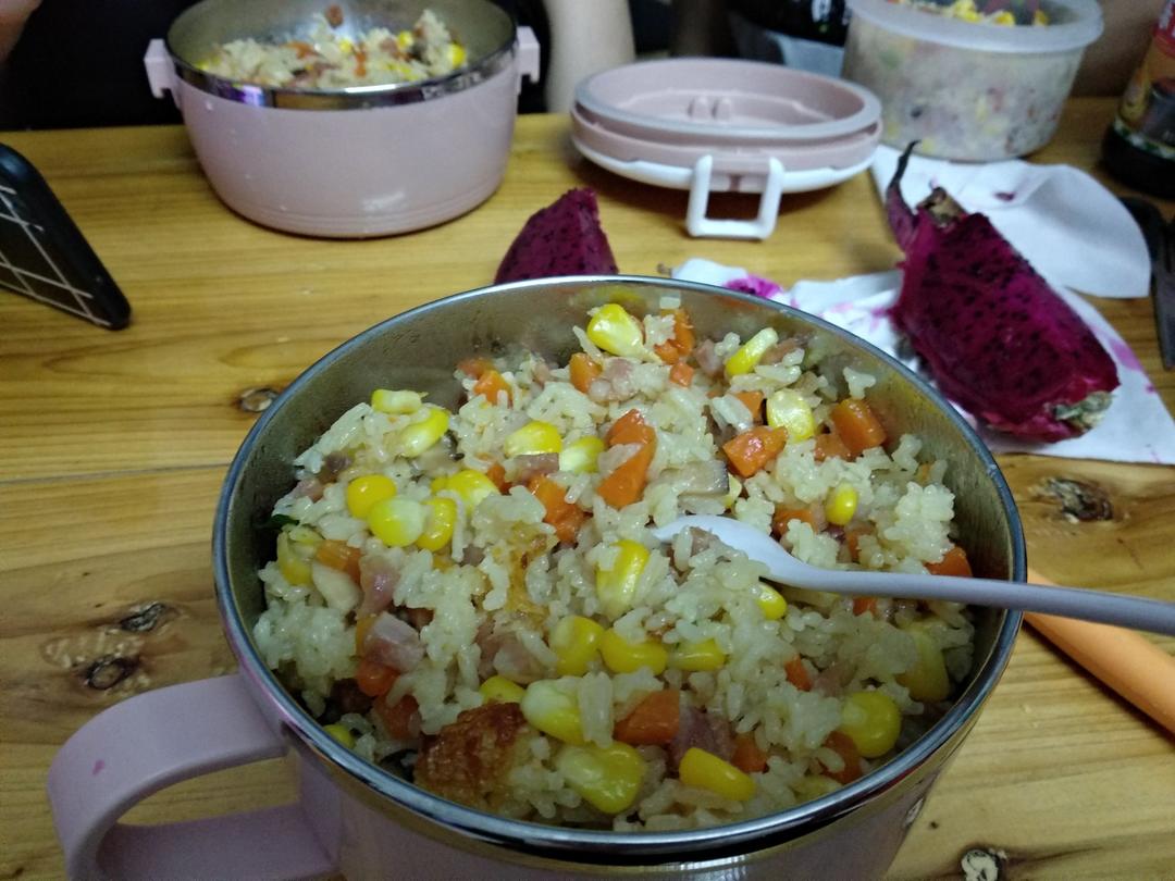香菇腊肉饭