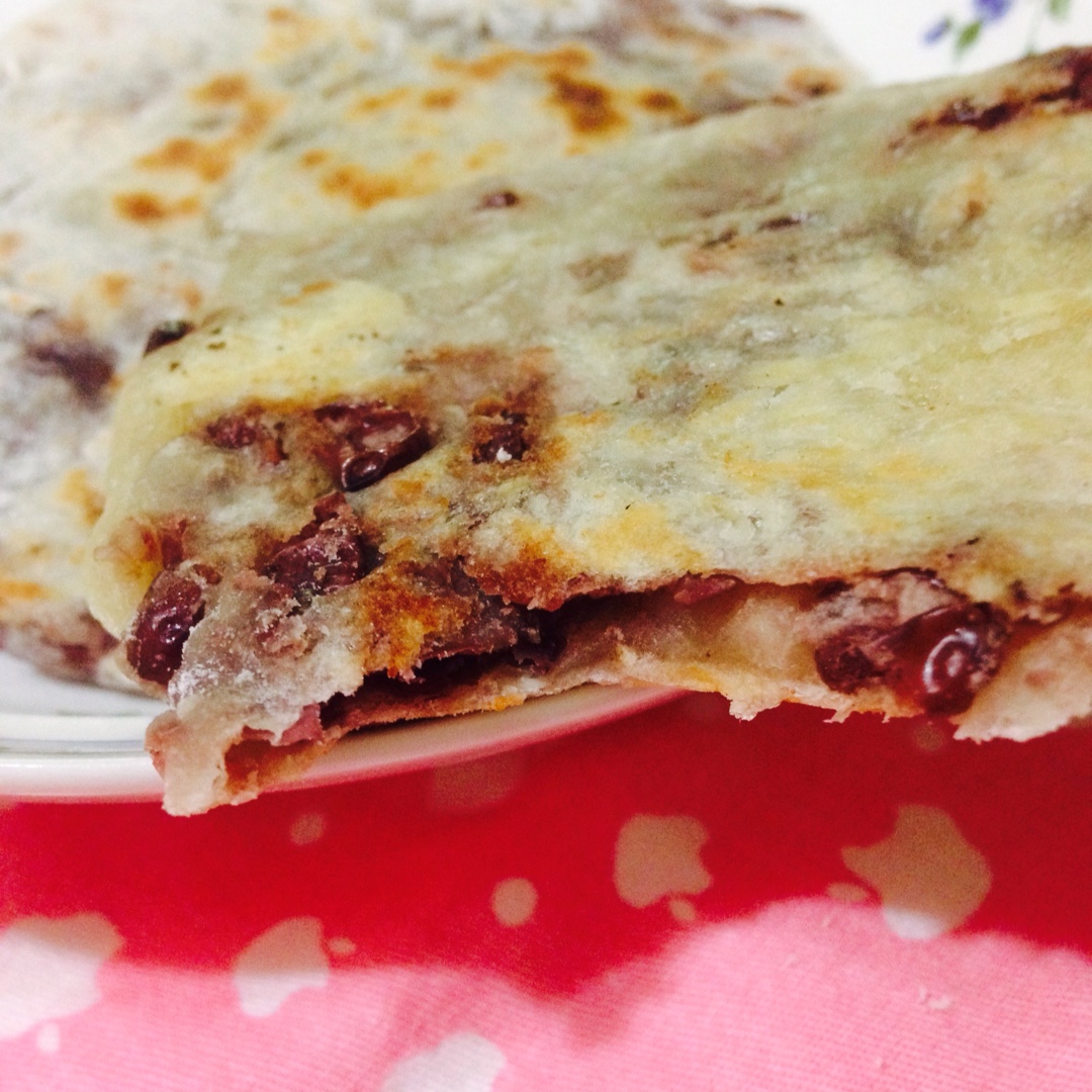 平底锅版红豆饼