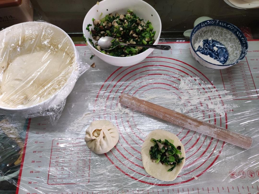 香菇青菜包子
