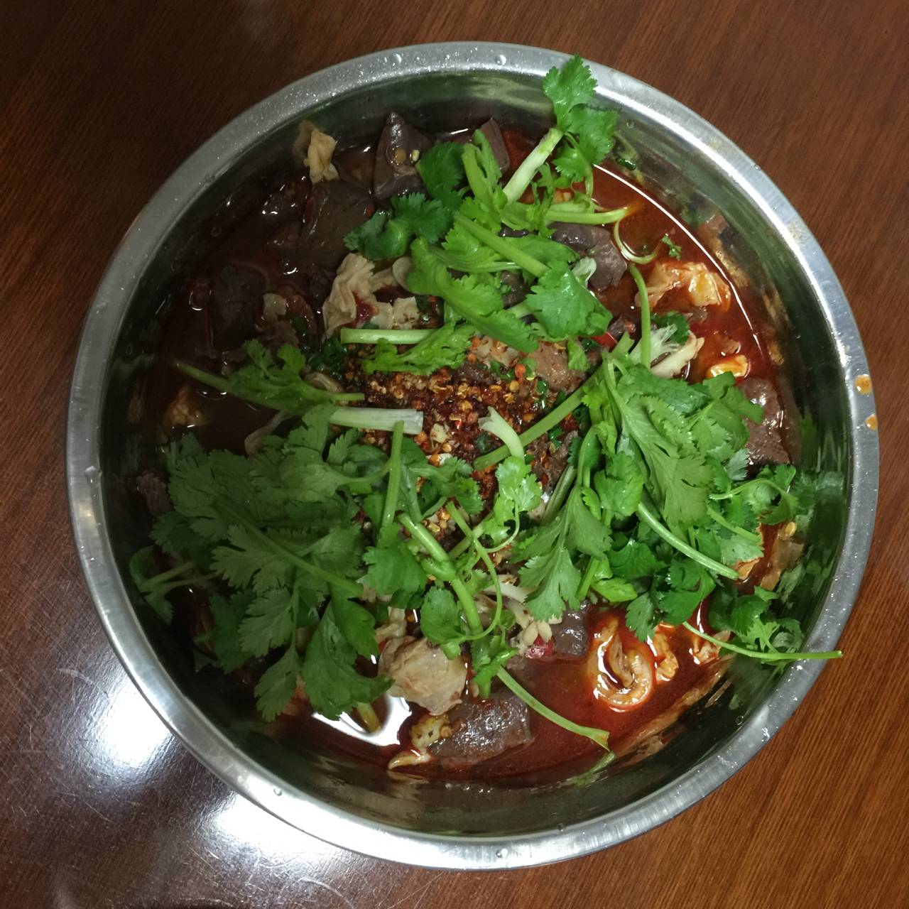 香辣毛血旺