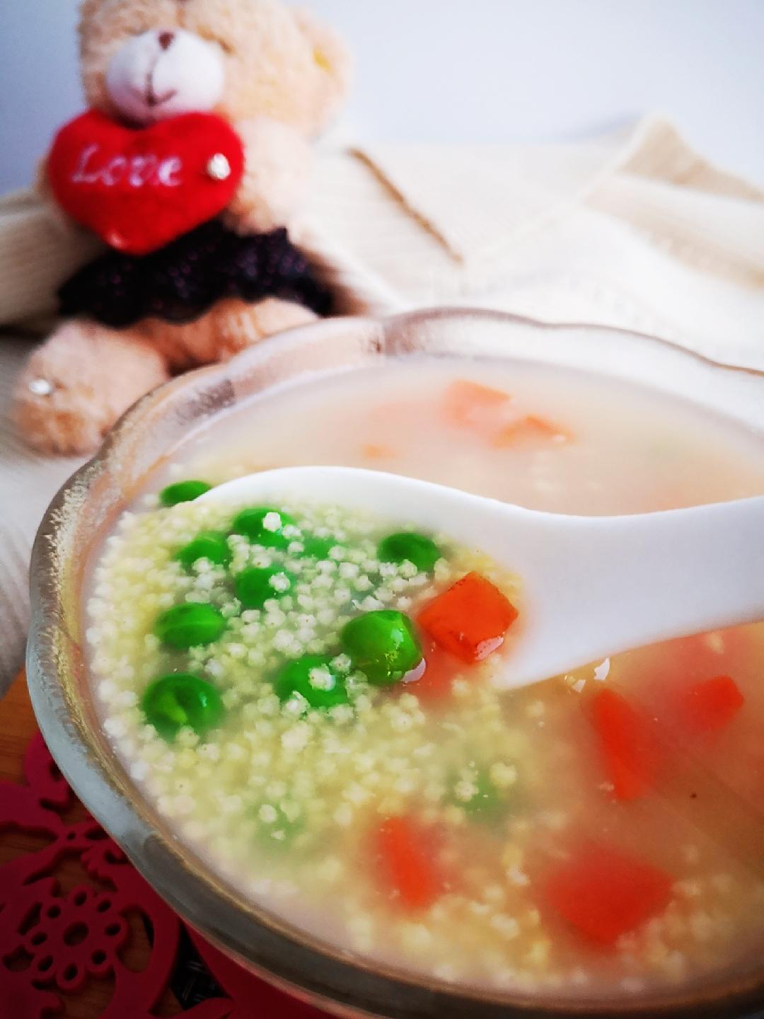 小米豌豆补脾粥