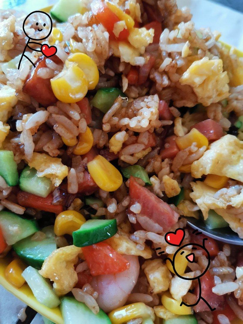 好吃到停不下来的酱油蛋炒饭
