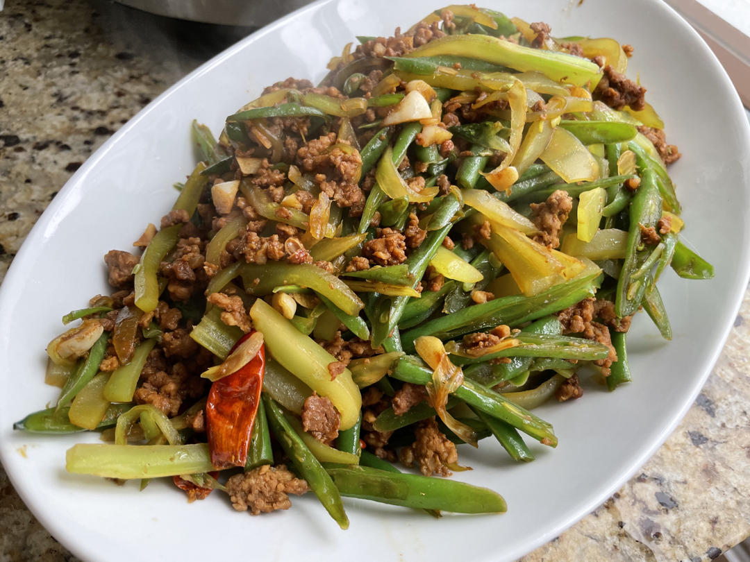 家常蒜香豆角丝