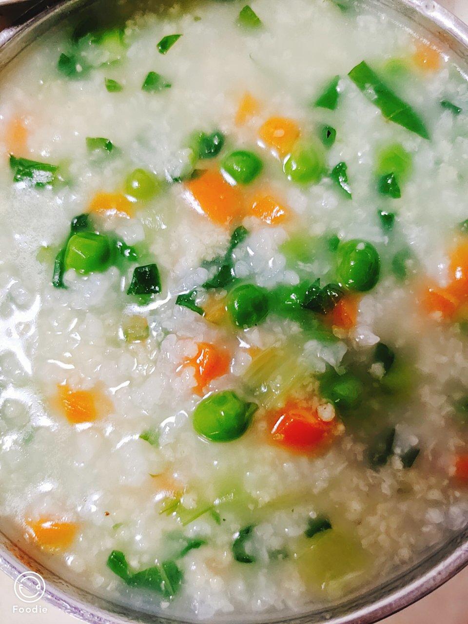 健康美味素食青菜粥