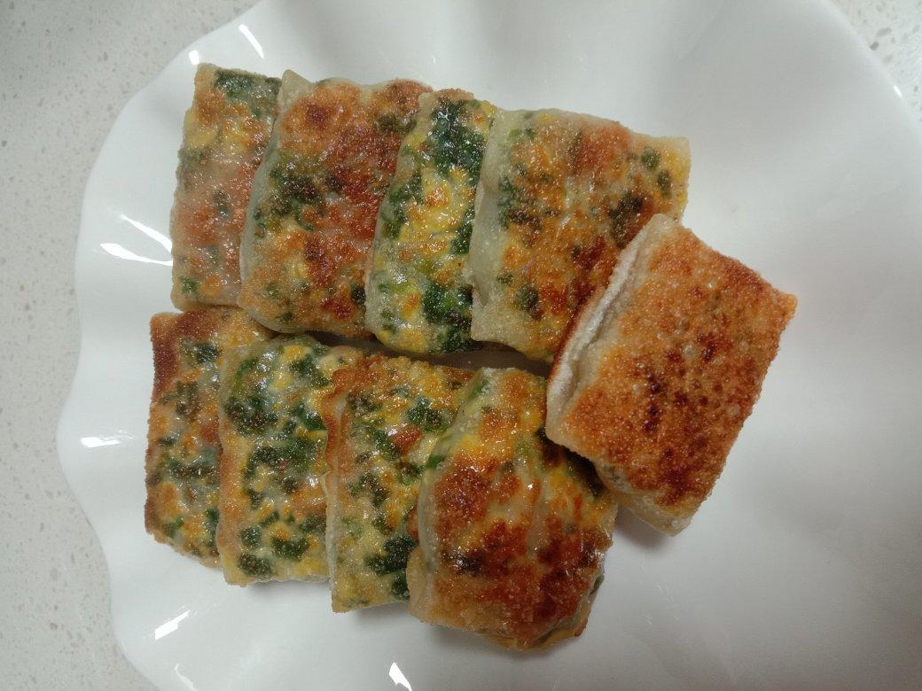 皮薄馅多的韭菜盒子