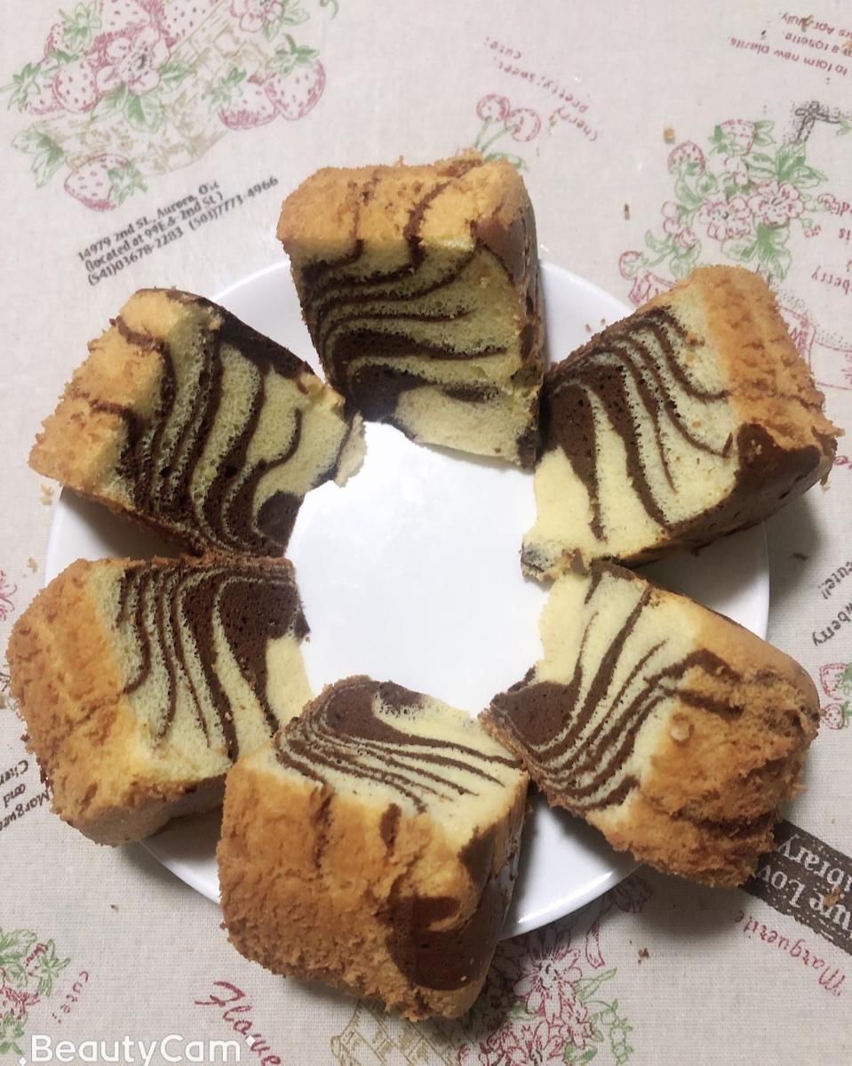 斑马纹酸奶蛋糕