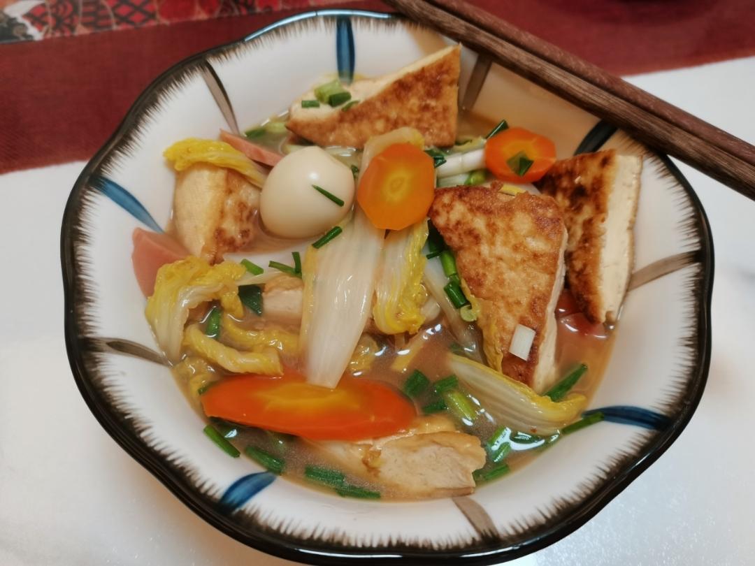 白菜豆腐煲