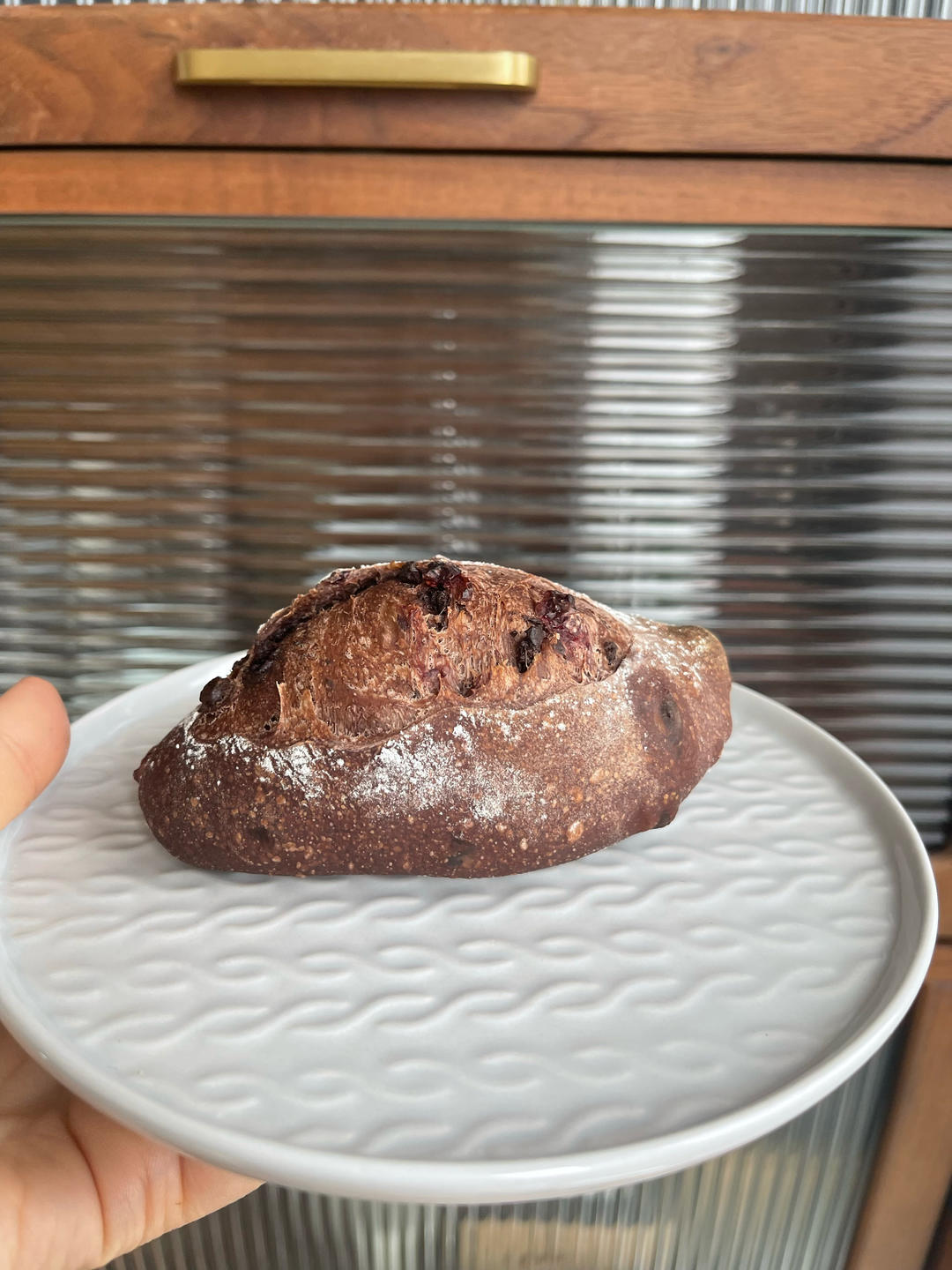 巧克力莓果短法棍｜无油无糖