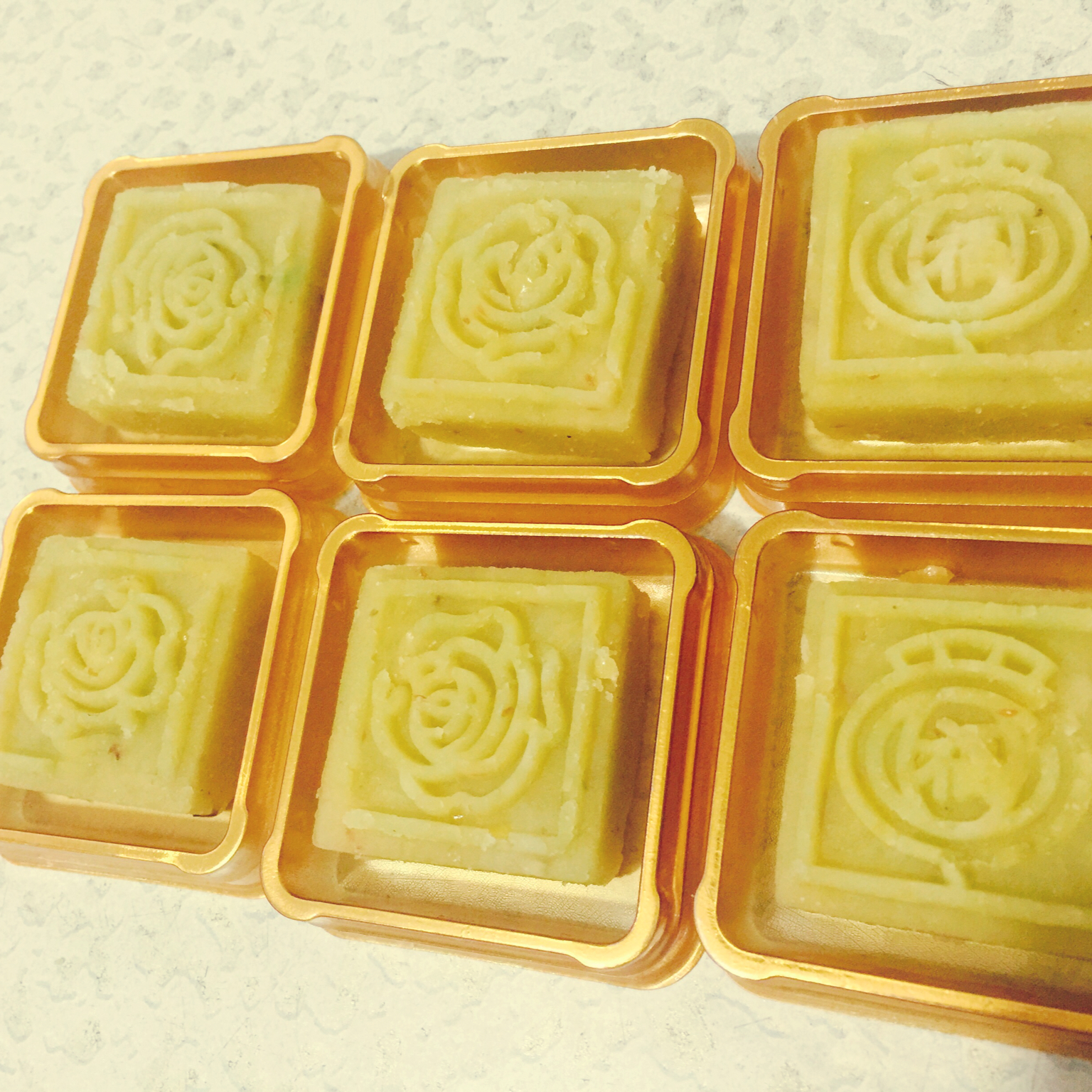家庭无添加手工绿豆糕
