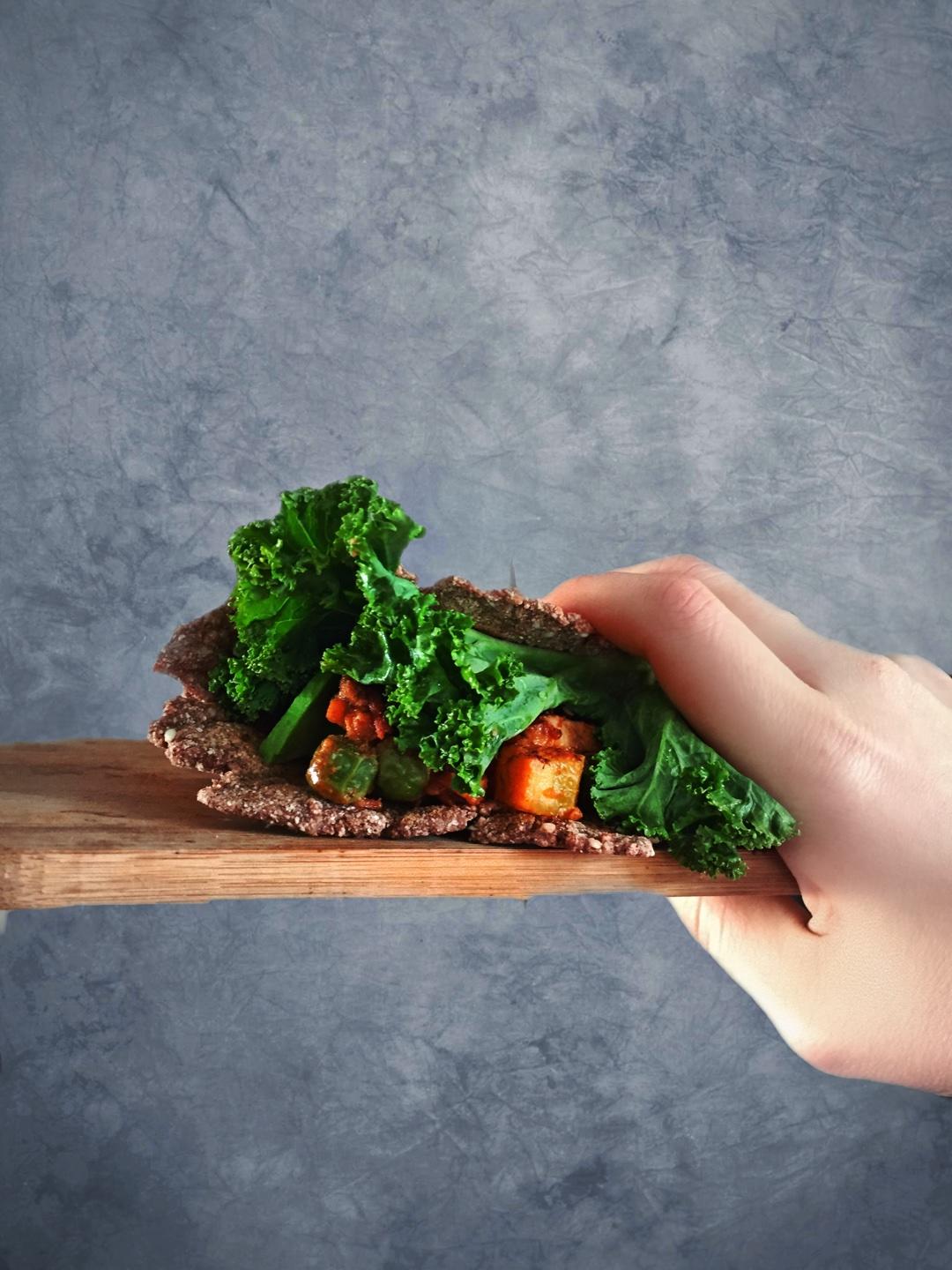 Gluten free 无麸质纯素杂蔬酪梨椰卷饼🌴🎋的做法