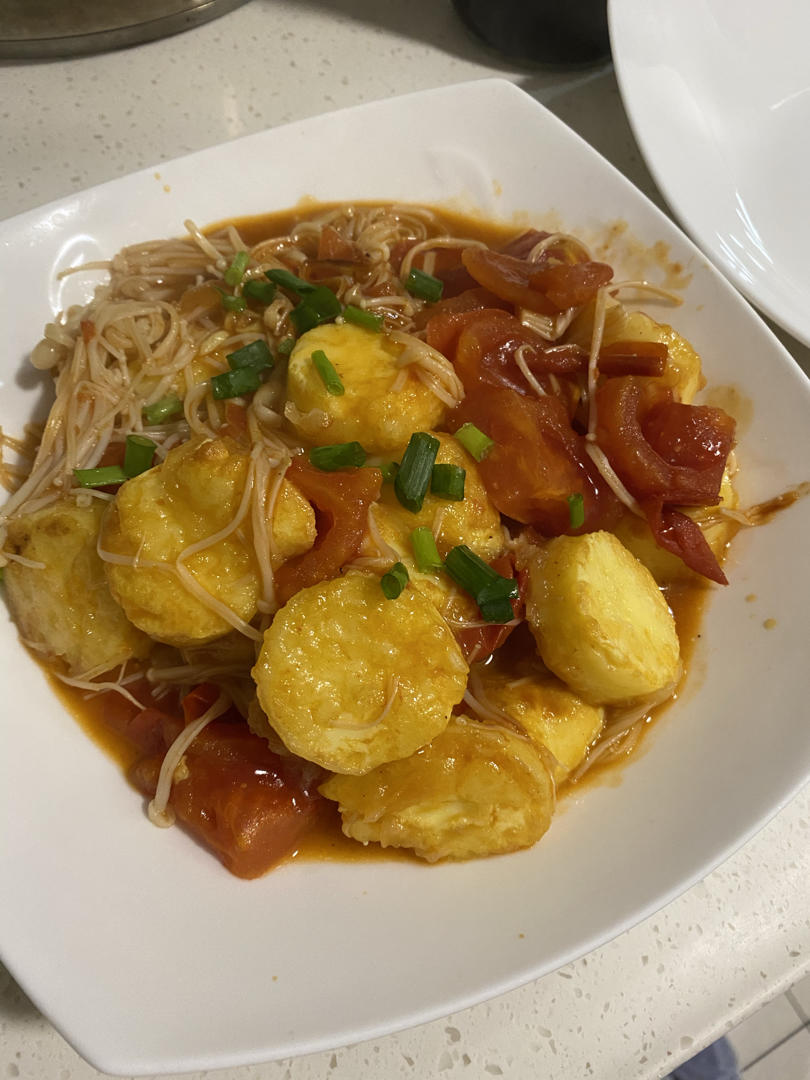 金针菇烧日本豆腐