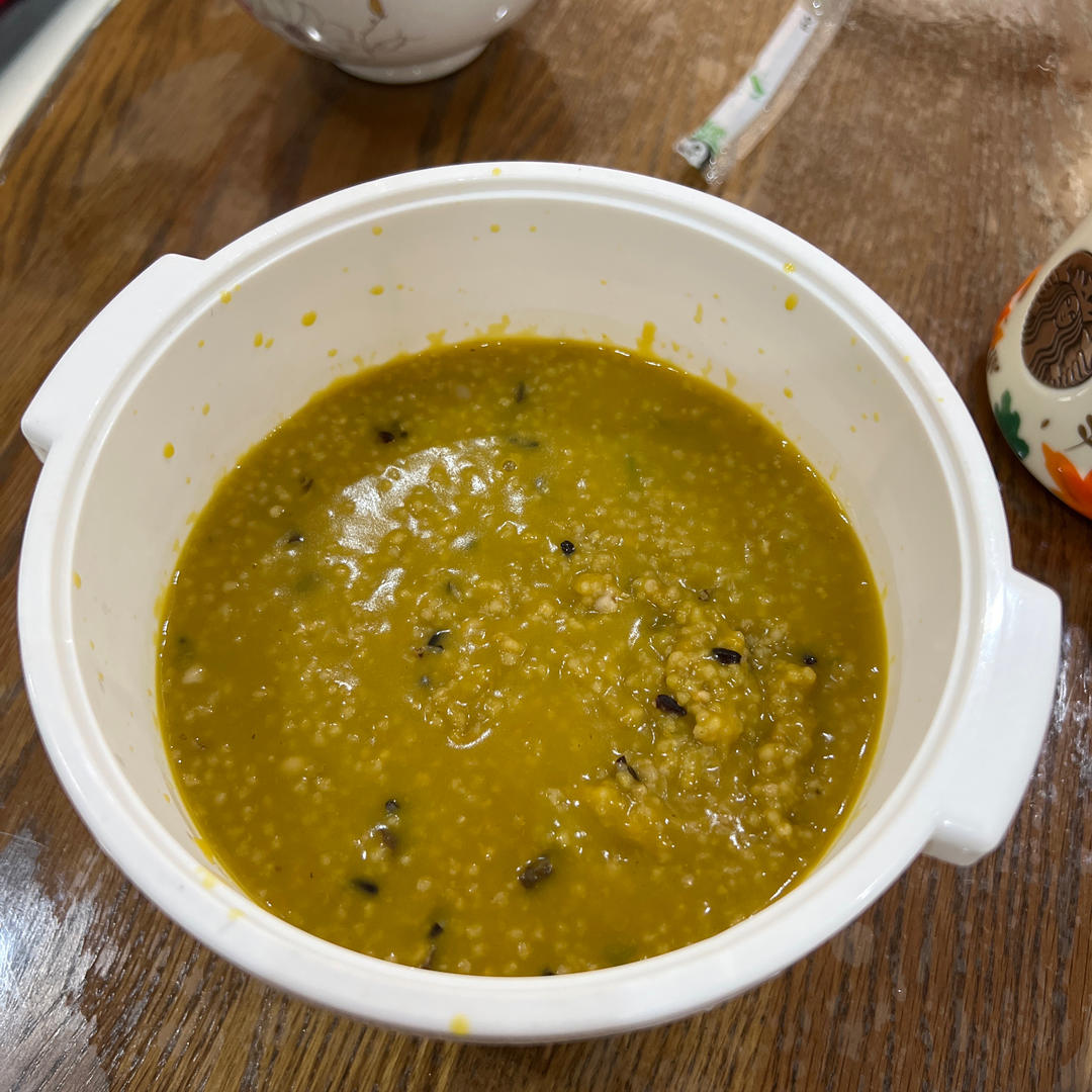 【金汤鲍鱼粥】