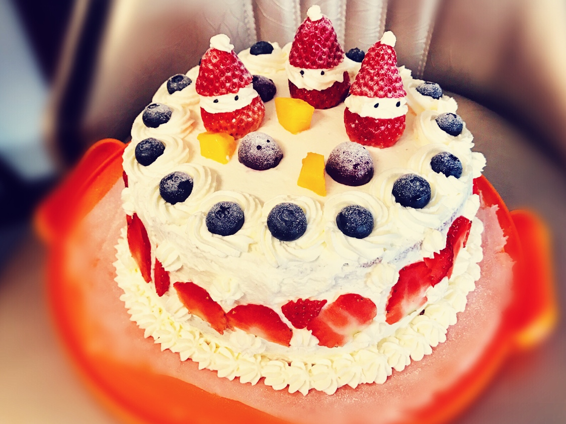 生日蛋糕——雪人的做法