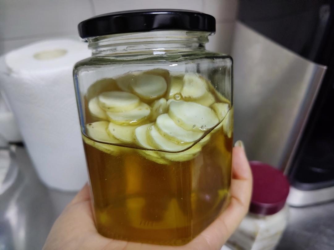 鲜人参泡蜂蜜