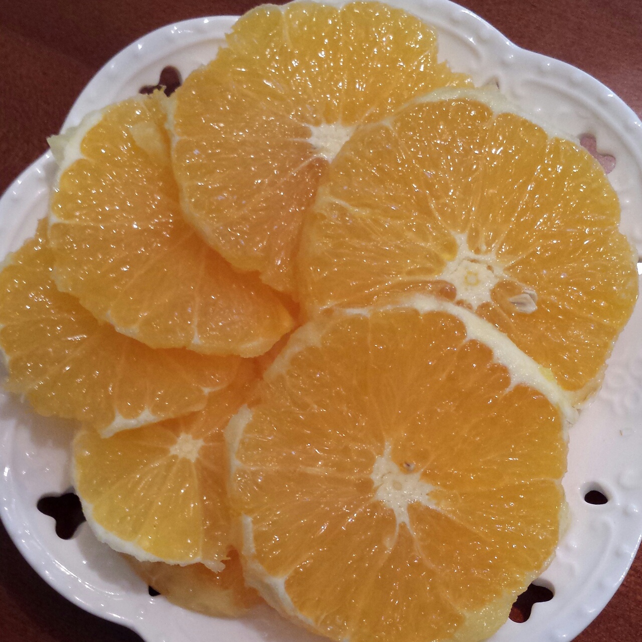 糖糖菀做的华丽丽的切橙子