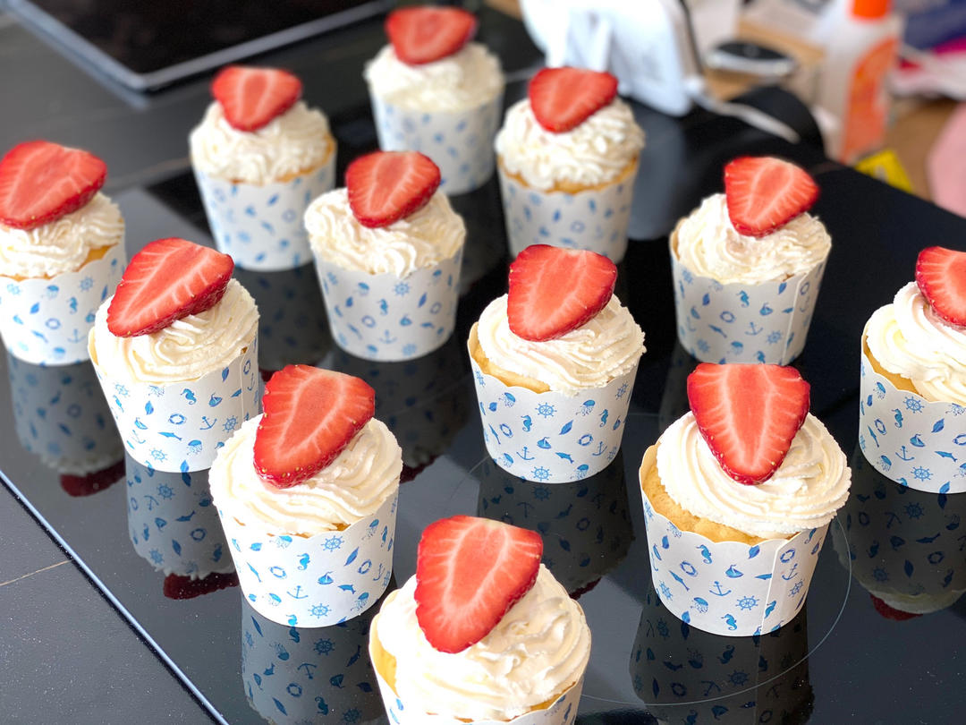 戚风纸杯蛋糕『完美不开裂』