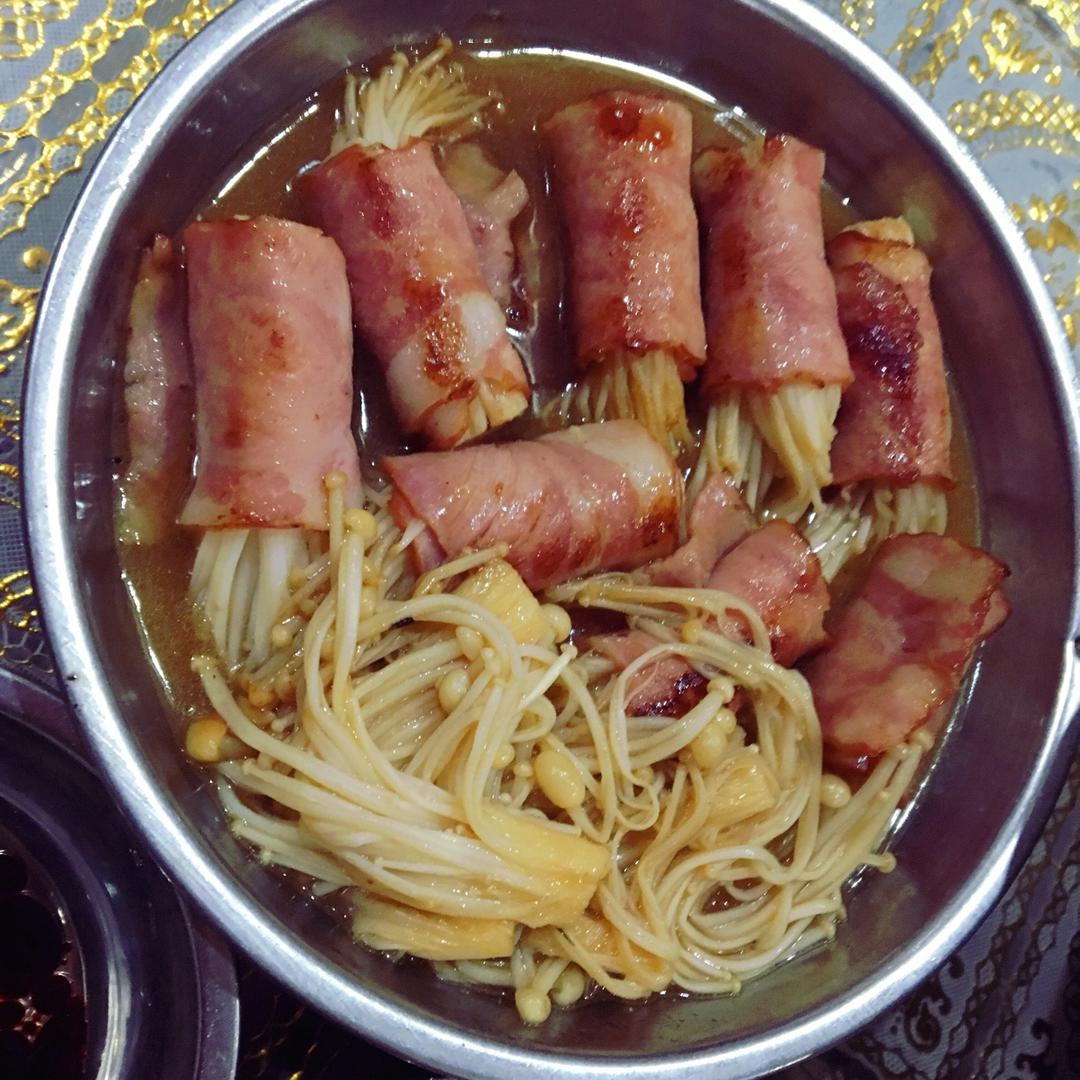 金针菇培根卷