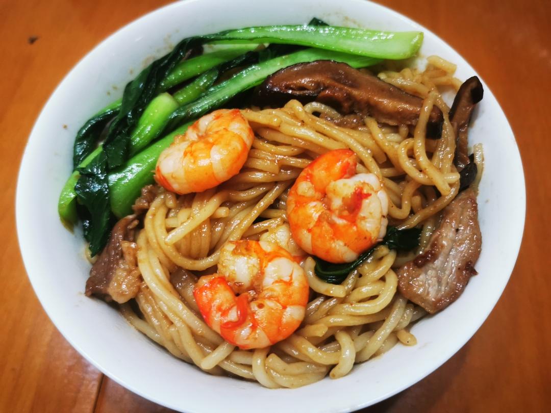 上海虾仁炒面