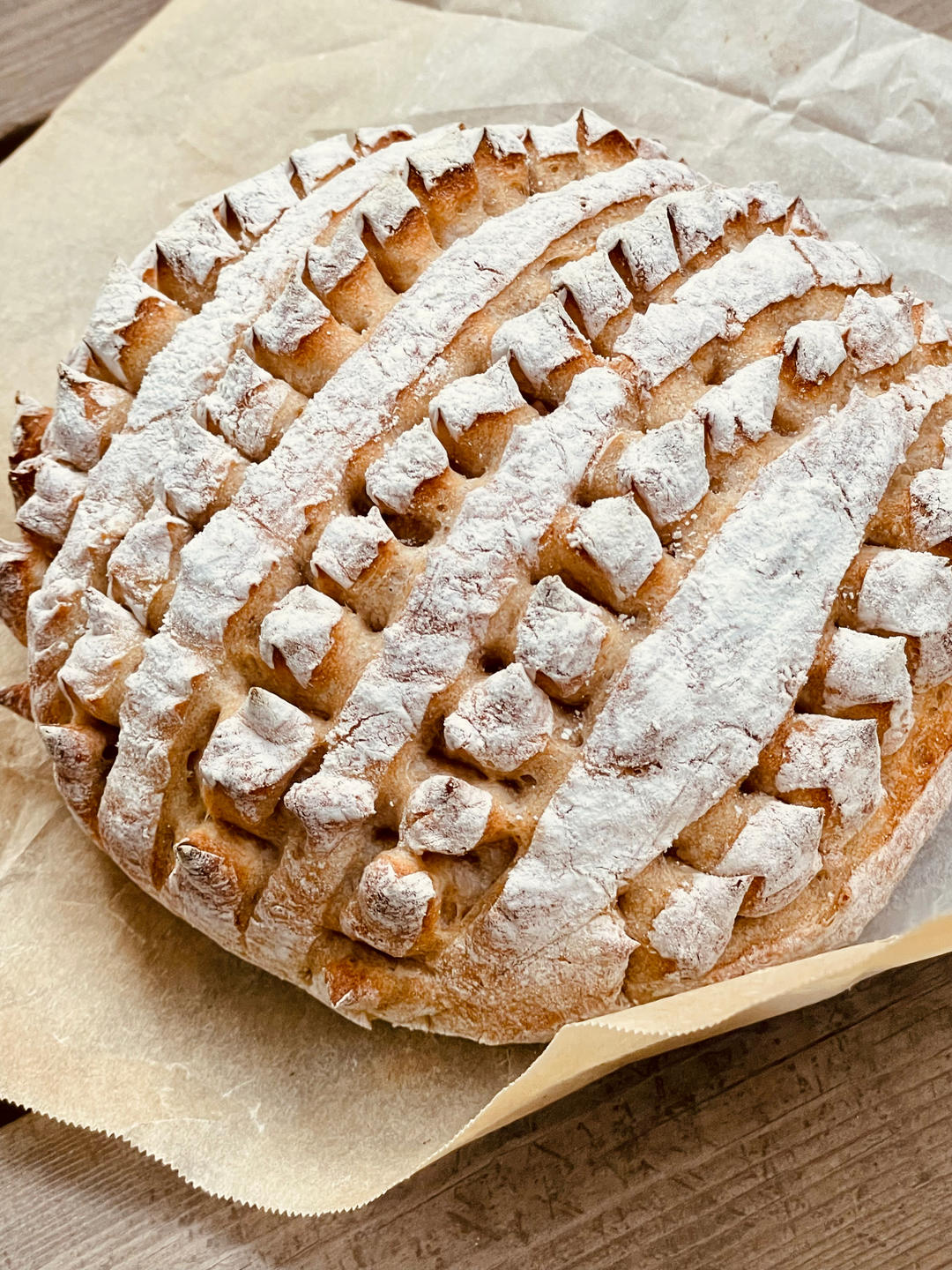 全麦核桃乡村面包