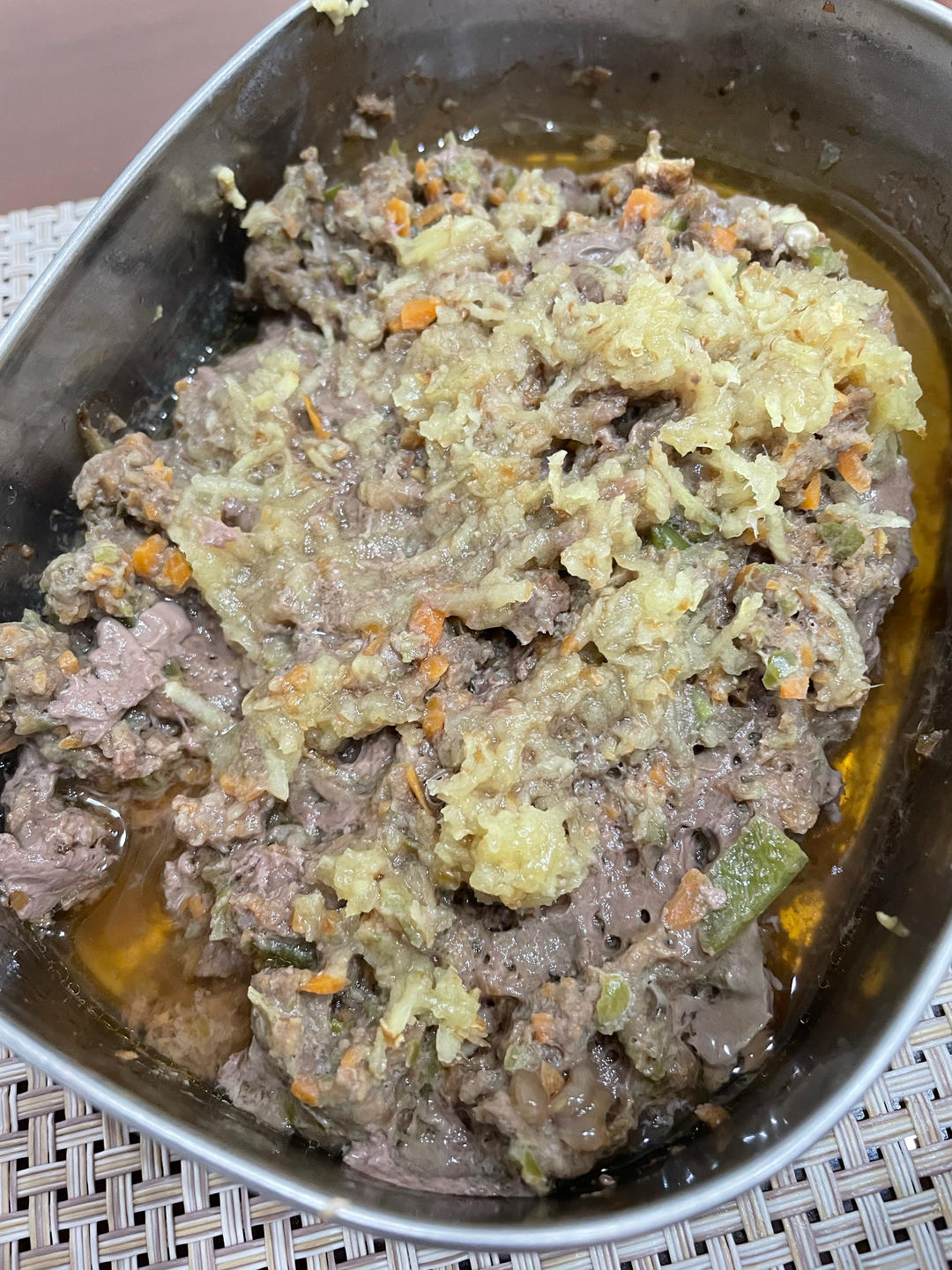 超好吃的蒸牛肉饼～我妈妈的私人菜谱！+松下jk180蒸烤箱