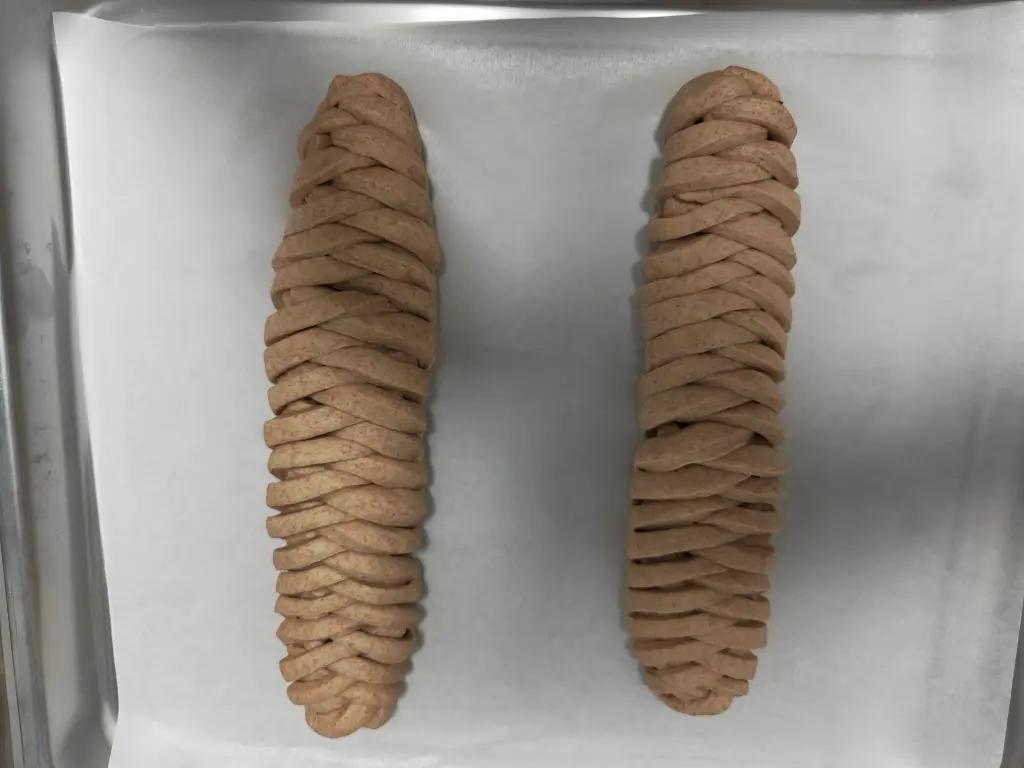 辫子豆沙面包