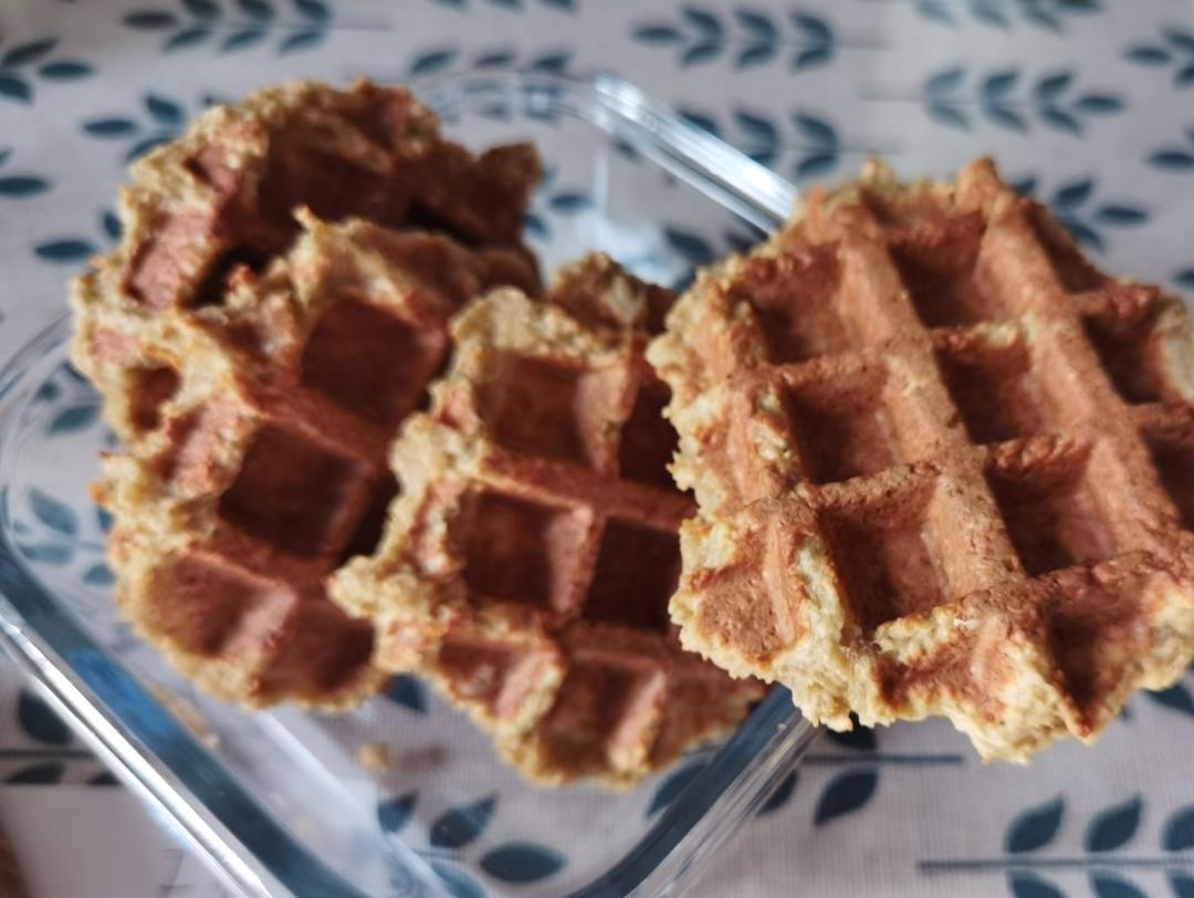 【减脂推荐】香蕉燕麦华夫饼