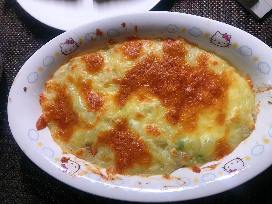 香浓芝士焗土豆泥（超有料）