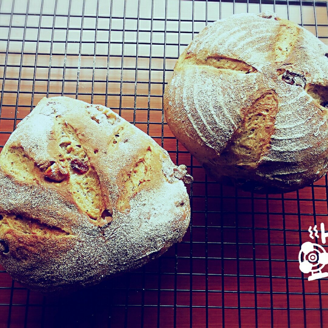 果料满满-红茶蔓越莓核桃面包