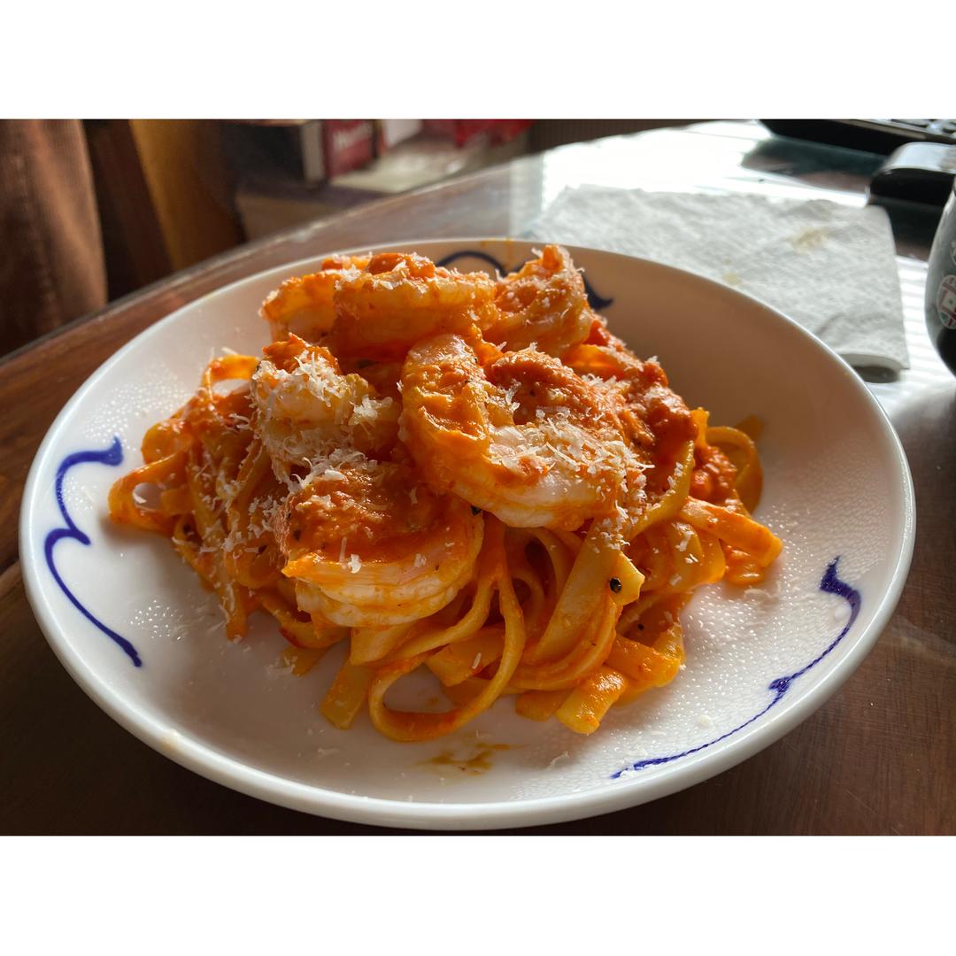 甜椒酱意面 creamy roasted pepper sauce pasta