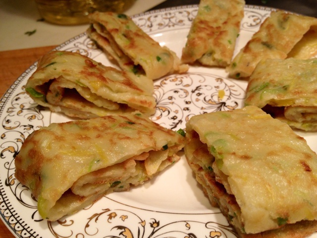 葱花鸡蛋饼
