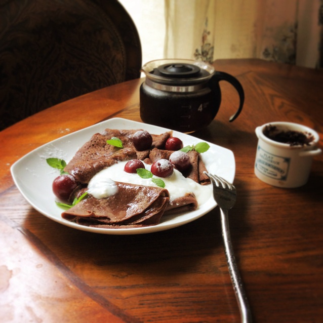 【曼食慢语】法式可丽饼配鲜莓果