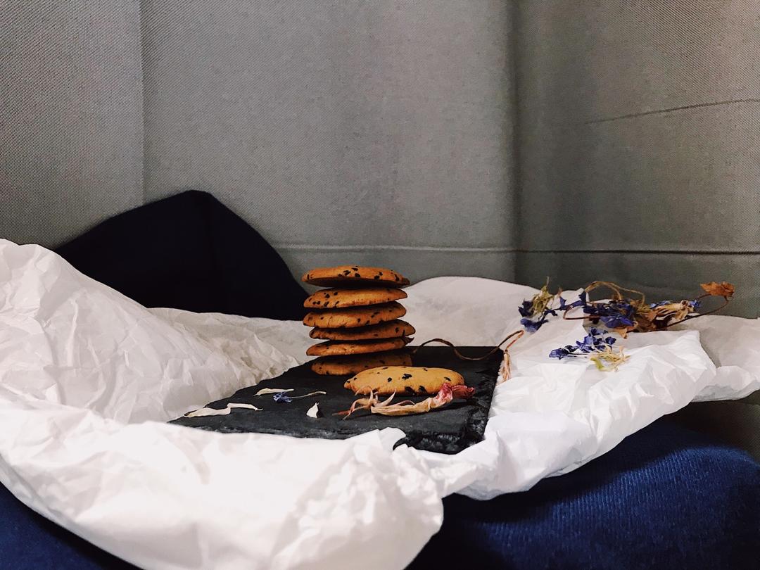 红糖黑芝麻饼干—酥脆无黄油快手版