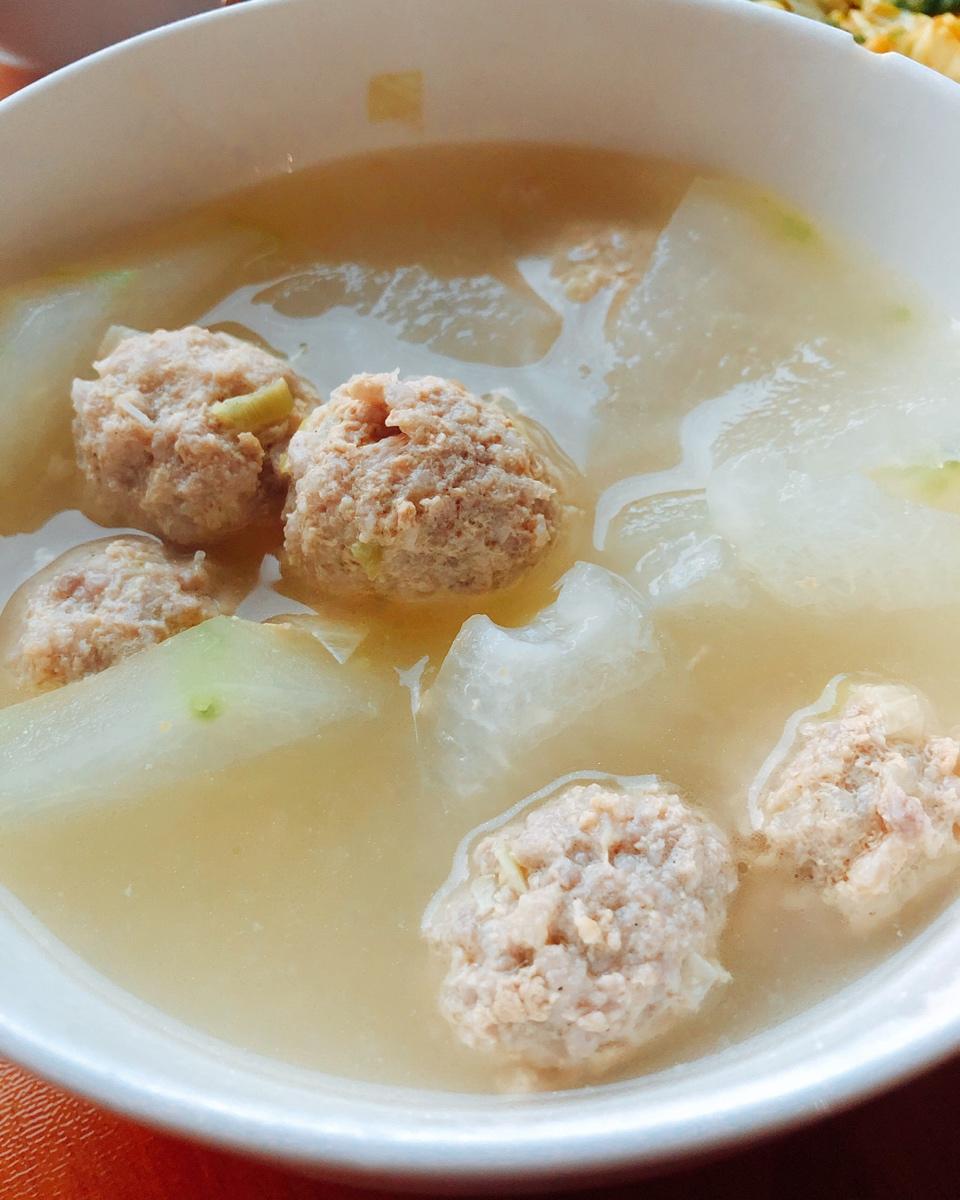 冬瓜丸子粉丝汤