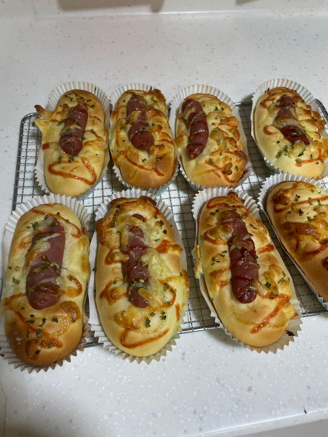 软fufu的经典肉松肠仔包