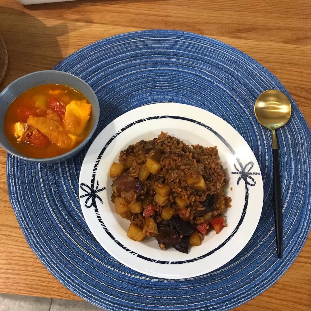 香菇土豆🥔焖饭