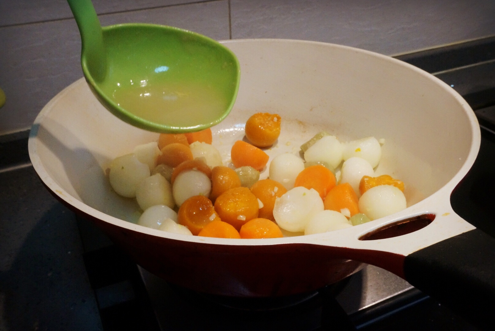 彩蔬丸子的做法 步骤5