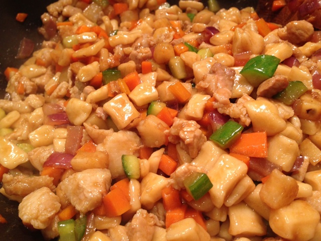 一人份素炒疙瘩