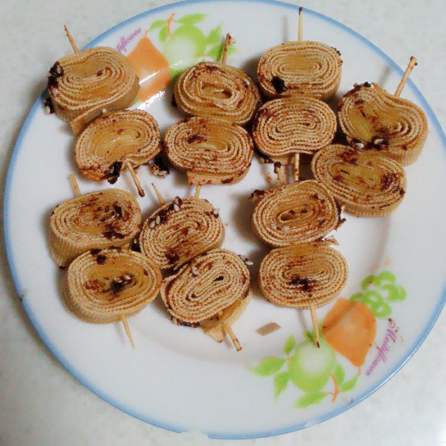 煎豆皮卷
