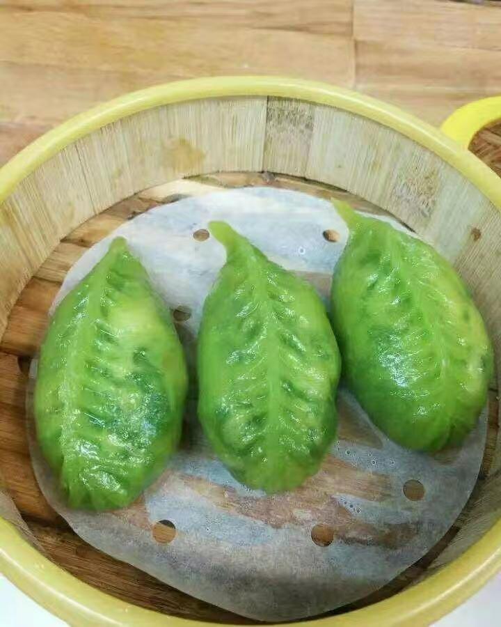 鲜虾波菜饺