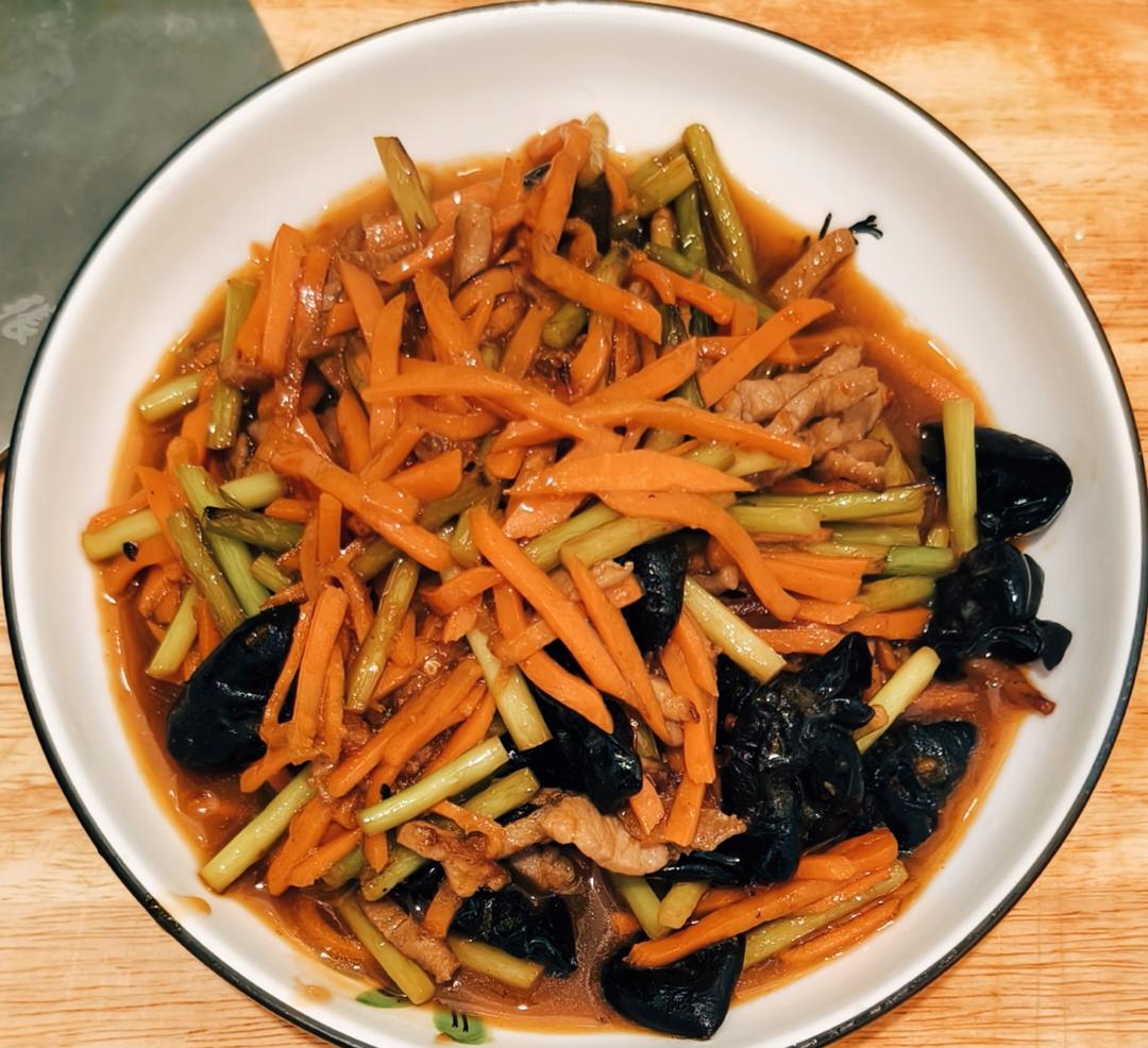 家庭版鱼香肉丝