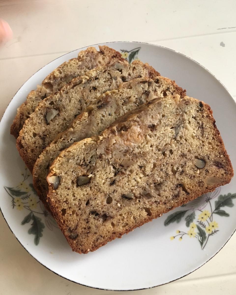 香蕉核桃面包banana bread
