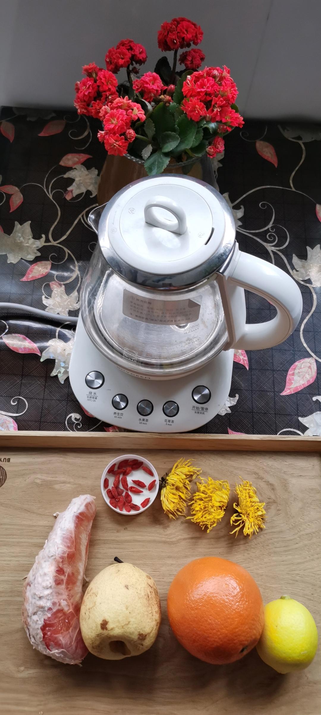 清润降火水果茶【3月北鼎养生壶食谱】