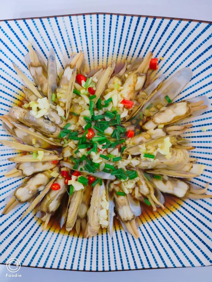 超鲜美多汁的油泼蛏子