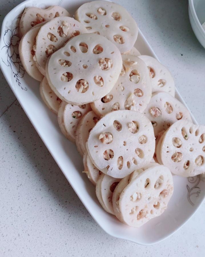 香煎藕饼夹肉