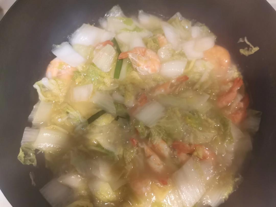 大虾烧白菜